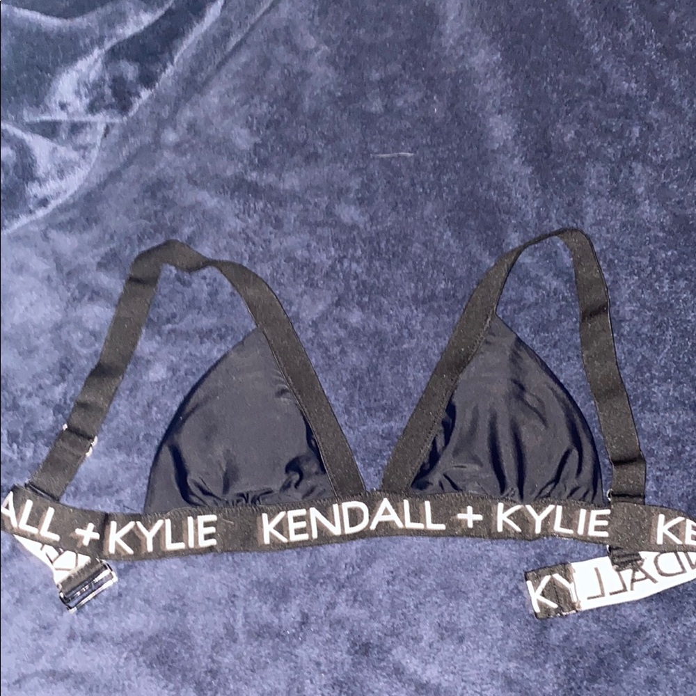 Kendall & Kylie Black Swim Top